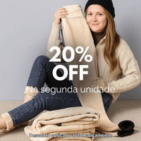 Isla | Calça Jeans Feminina com Elastano Peluciada  + Meia Térmica