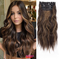 RapunzelHair - Extensão de Cabelo 50 cm [Kit com 4 peças]