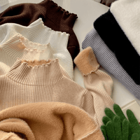 Luna | Blusa Feminina Peluciada com Gola Alta