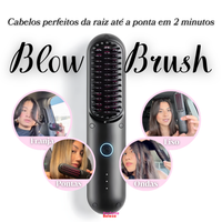 BlowBrush - Escova Alisadora e Modeladora Portátil