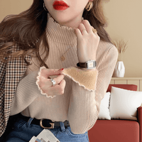 Luna | Blusa Feminina Peluciada com Gola Alta