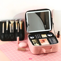 GlowCase Pro - Maleta de maquiagem com espelho LED