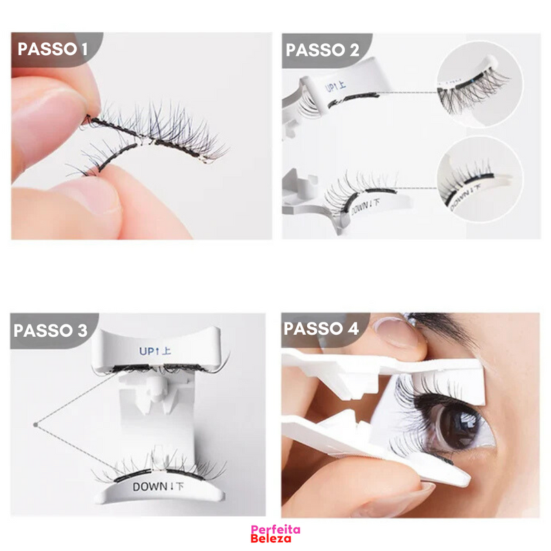 Lash Magic - A magia dos cílios perfeitos magnéticos e reutilizáveis [PAGUE 2, LEVE 4 PARES!]