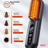 BlowBrush - Escova Alisadora e Modeladora Portátil