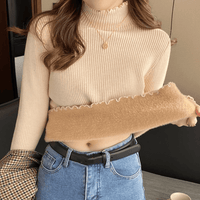 Luna | Blusa Feminina Peluciada com Gola Alta