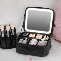 GlowCase Pro - Maleta de maquiagem com espelho LED