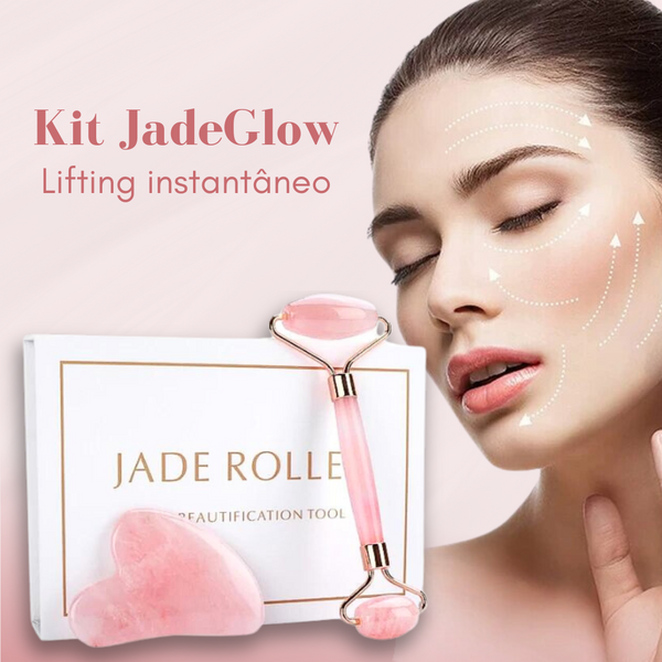 Kit Gua Sha JadeGlow - Lifting instanâneo