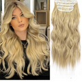 Rapunzel Hair - Extensões naturais para um visual luxuoso  [Kit com 4 peças de 50 cm cada]