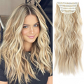 Rapunzel Hair - Extensões naturais para um visual luxuoso  [Kit com 4 peças de 50 cm cada]