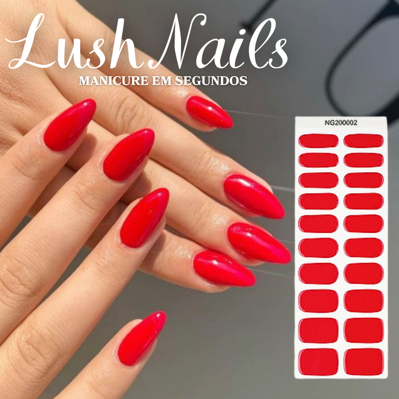 Lush Nails - Manicure em segundos [Kit 20 adesivos]