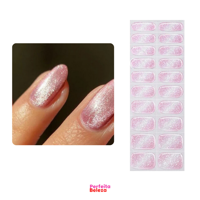 Lush Nails - Manicure em segundos [Kit 20 adesivos]