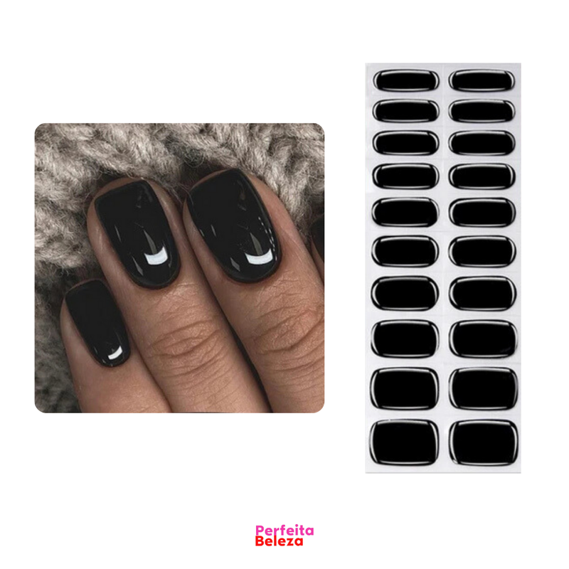 Lush Nails - Manicure em segundos [Kit 20 adesivos]