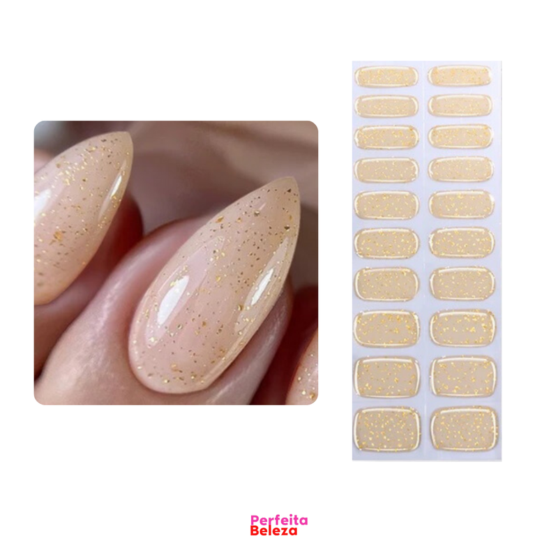 Lush Nails - Manicure em segundos [Kit 20 adesivos]