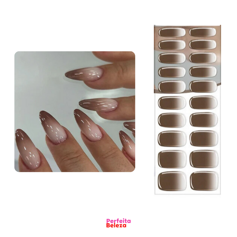 Lush Nails - Manicure em segundos [Kit 20 adesivos]