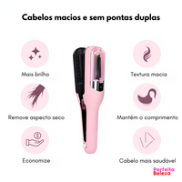 Trimmer Hair - Aparador de pontas duplas e Anti-Frizz [Cabelos macios e saudáveis]