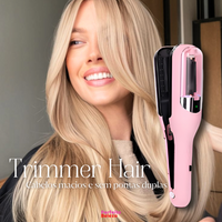 Trimmer Hair - Aparador de pontas duplas e Anti-Frizz [Cabelos macios e saudáveis]
