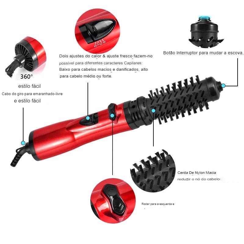 RotaryStyle  - Escova Rotativa Modeladora 3 em 1